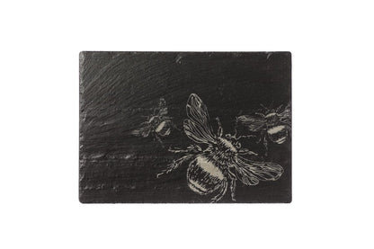 MoodCompanyNL - Serveerplank Bijen Leisteen - 35x25 - Just Slate Company - 5060718712164