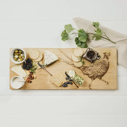 MoodCompanyNL - Serveerplank Fazant Groot - 60x25 - Schots Eikenhout - Scottish Made - 5060718712423