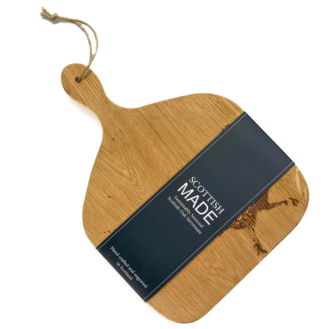 Mood Company - Serveerplank Peddel Fazant Medium - 35x25 - Schots Eikenhout - Scottish Made - 5060718719323