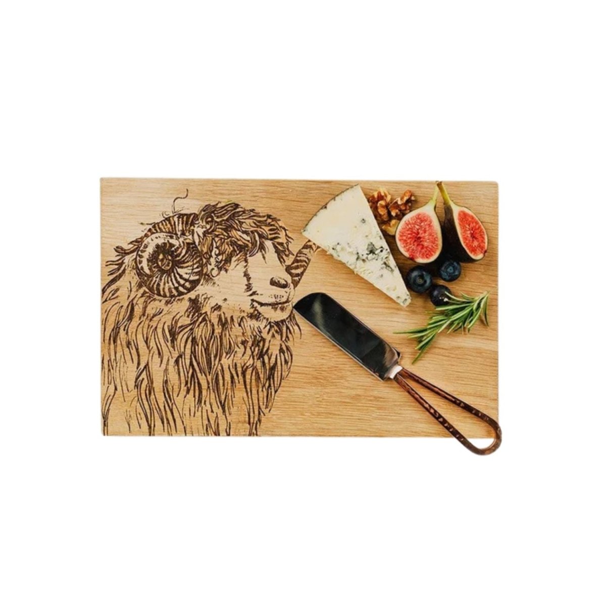 Mood Company - Serveerplank Ram - 30x20 - Schots Eikenhout - Scottish Made - 5060426289972