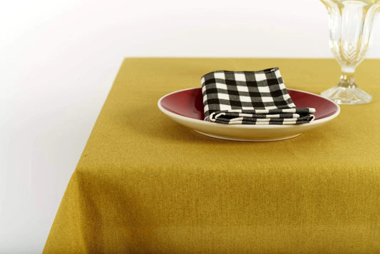 MoodCompanyNL - Servetten Mosterd Geel (English Mustard) - 40x40 - 2 stuks! - Katoen - Mood Company - 6095644385334