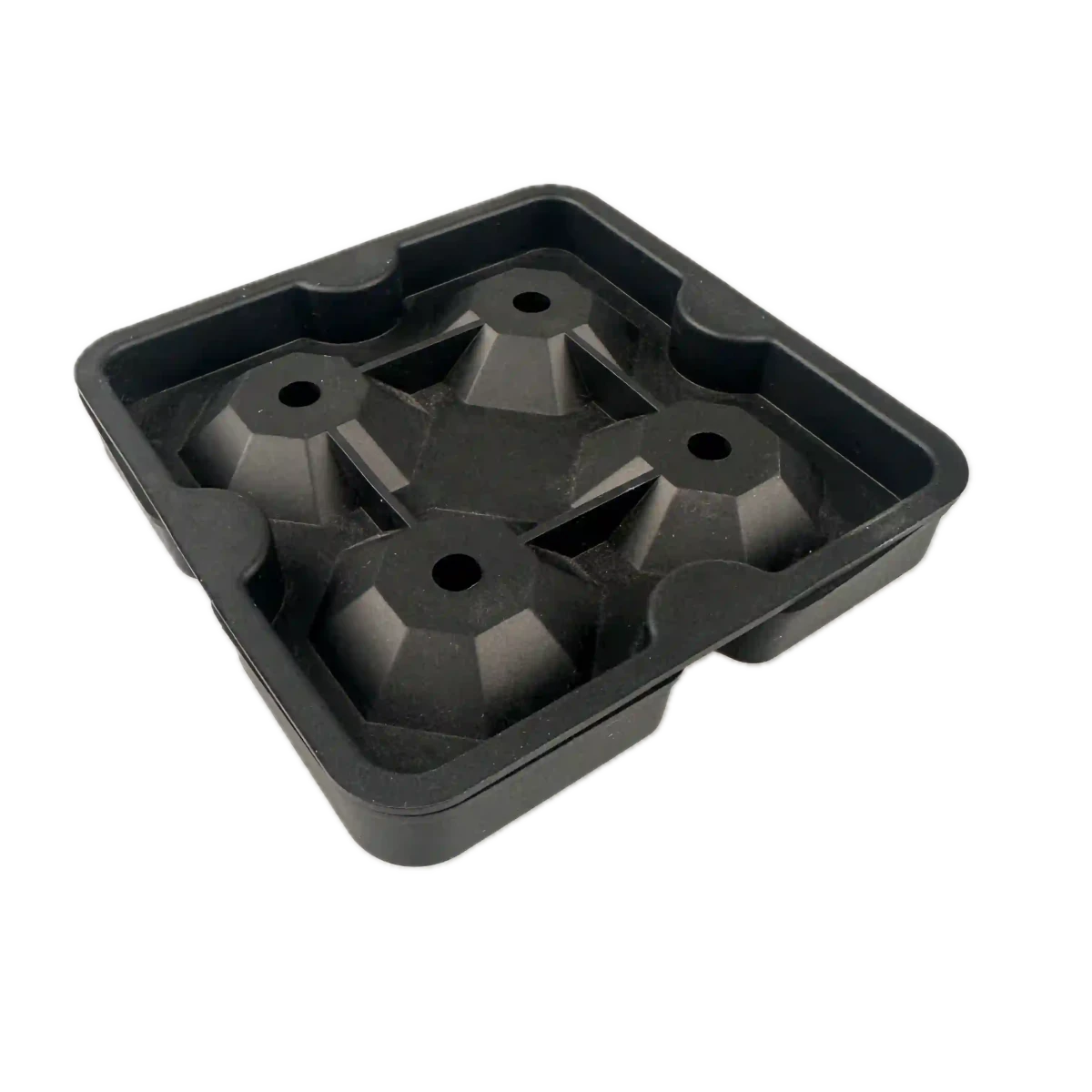 Mood Company - Siliconen Diamant IJsblokjesvorm - 4 IJsblokjes 4x3,5 cm BPA-vrij - Mood4Whisky - 6151220984909