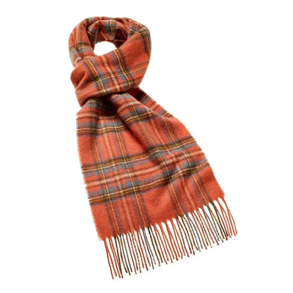 Mood Company - Sjaal Tartan Antique Royal Stewart - Merino Lamswol - 25 x 190 - Bronte by Moon