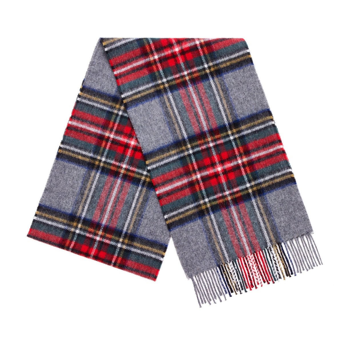 Mood Company - Sjaal Tartan Grey Stewart - Merino Lamswol - 25 x 190 - Bronte by Moon - 6095638254240