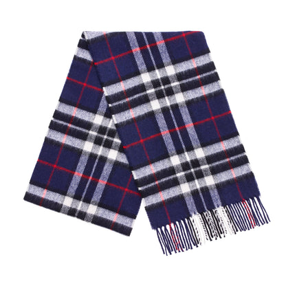 Mood Company - Sjaal Tartan Navy Thompson - Merino Lamswol - 25 x 190 - Bronte by Moon - 6151223254252