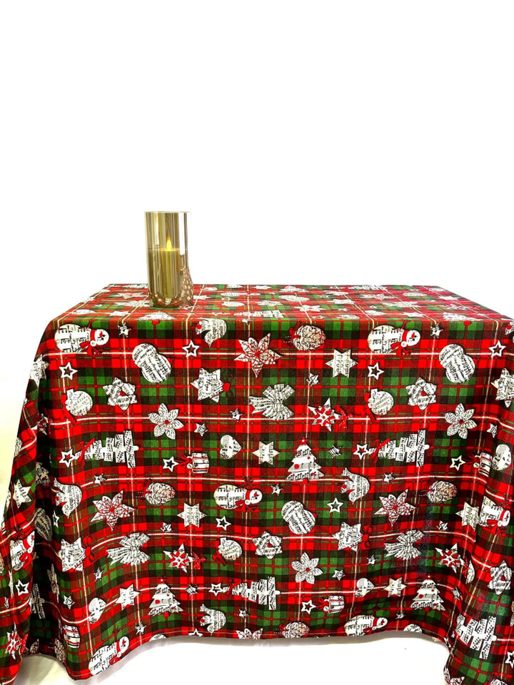 MoodCompanyNL - Tafelkleed Tartan Kerst Rood XL - 140x300 - Katoen - Mood Company - 6095648047009