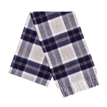 Mood Company - Sjaal Tartan Bannockbane Silver - Merino Lamswol - 25 x 190 - Bronte by Moon