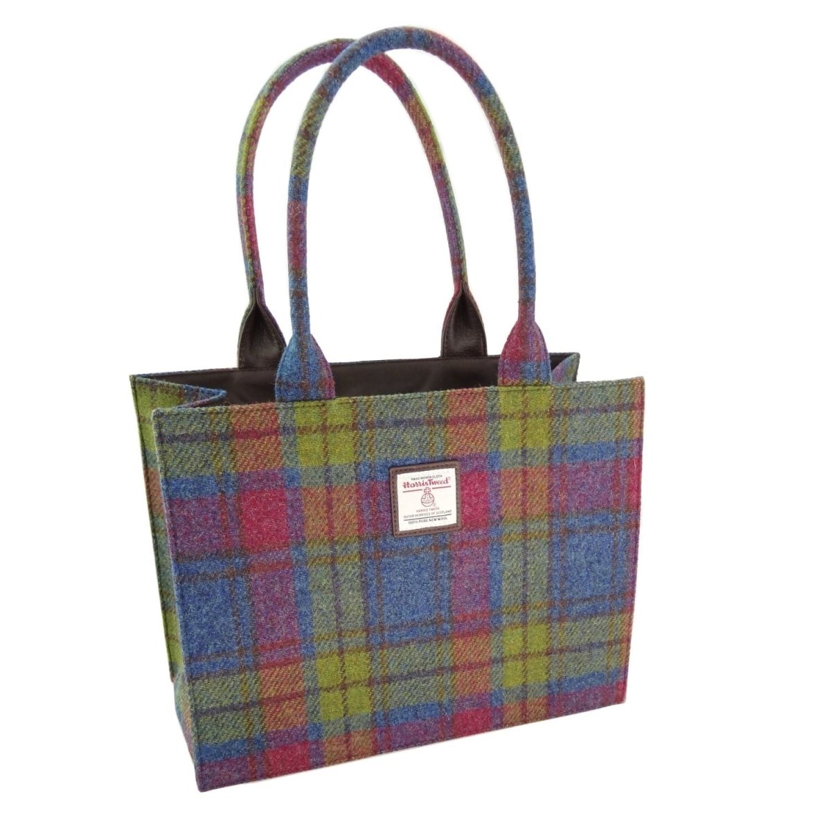 Mood Company - Tas Harris Tweed Shopper Glencoe Multi Colour Tartan - 36x49x16 - Glen Appin of Scotland - 5061035014283
