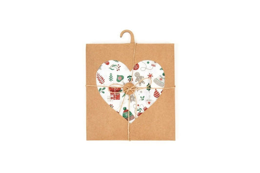 Theedoek kerst cadeau - verschillende designs - 40 x 70 cm by MoodCompanyNL