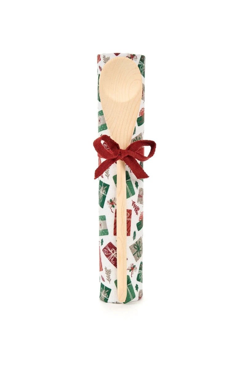 Theedoek met pollepel cadeau set - kerst - nuvole di stoffa by MoodCompanyNL