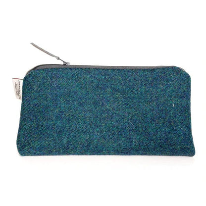 MoodCompanyNL - Toilettas Blauwgroen gemêleerd - Harris Tweed - Amy Britton - 6095632422461