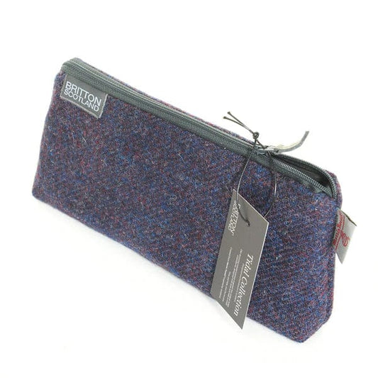 MoodCompanyNL - Toilettas Paars - Harris Tweed - Amy Britton - 6095634480438