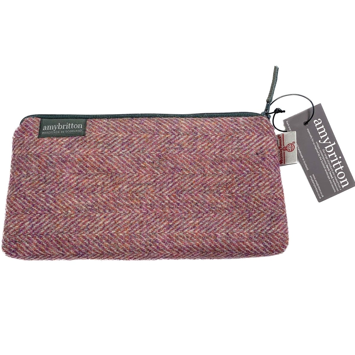 MoodCompanyNL - Toilettas Roze - Harris Tweed - Amy Britton - 6095642728706