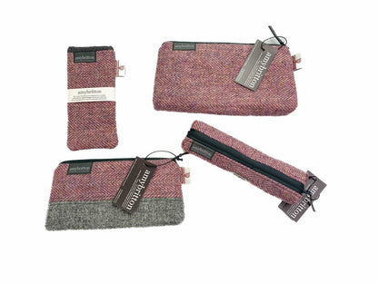 MoodCompanyNL - Toilettas Roze - Harris Tweed - Amy Britton - 6095642728706