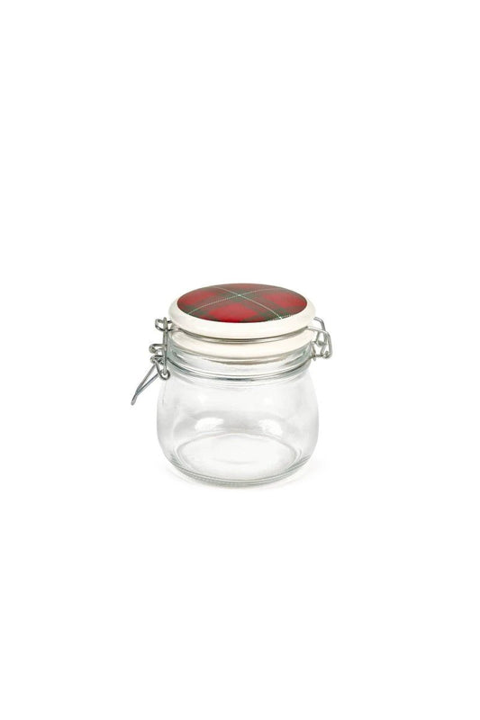 voorraadpot tartan glas - 450 ml - nuvole di Stoffa by MoodCompanyNL