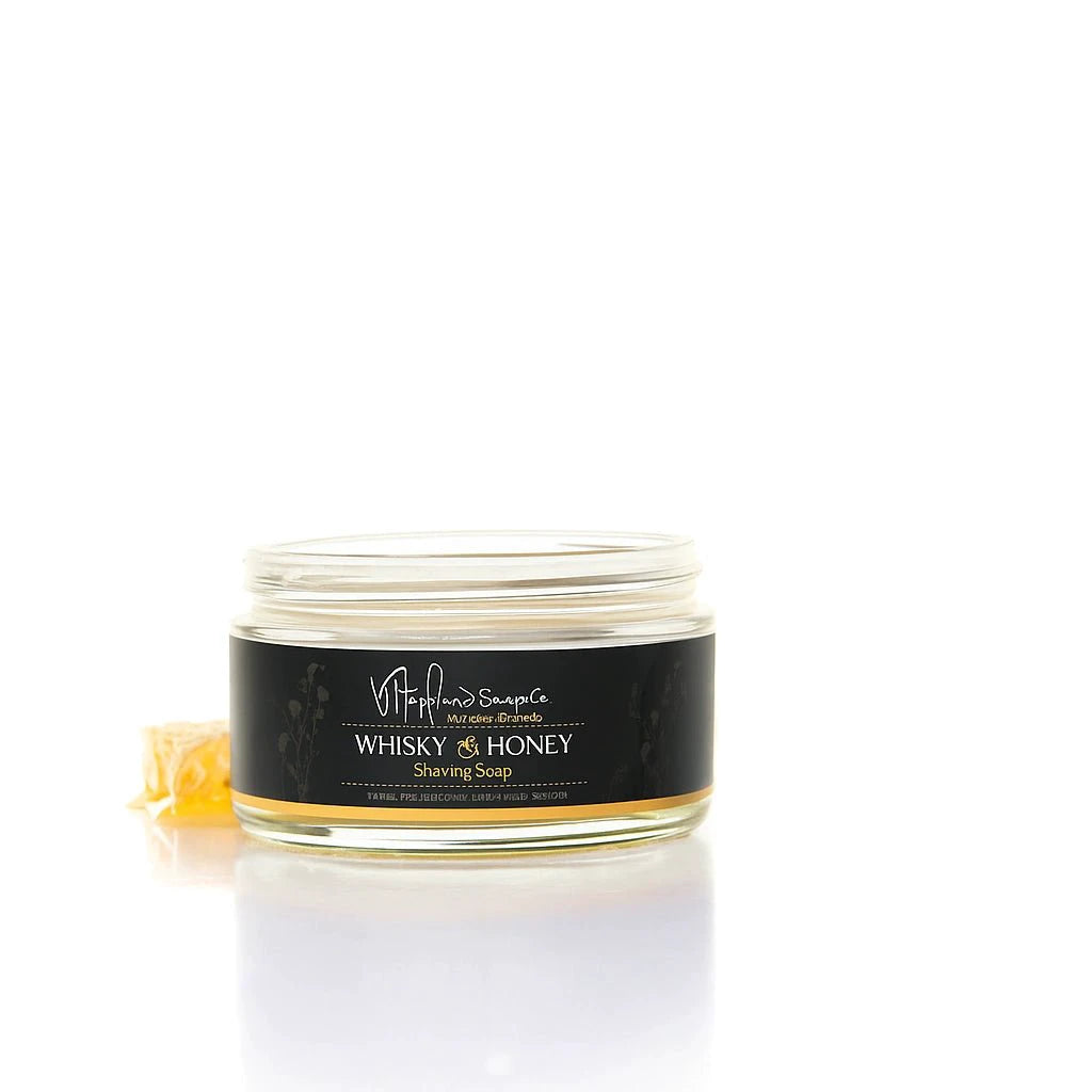 Whisky & Honey – Warm & Zoet - Scheerzeep 175ml (exclusief kwast) by MoodCompanyNL