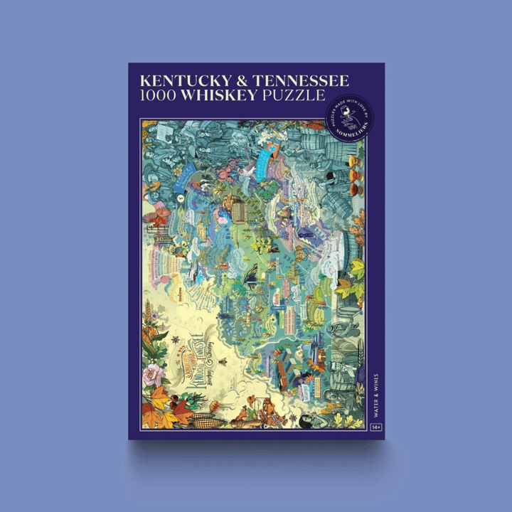 Mood Company - Whisky puzzel Kentucky & Tennessee - 1000 stukjes - 14+ - Water & Wines Sweden - 7350121880313