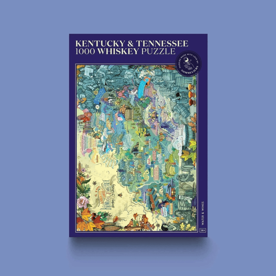 Mood Company - Whisky puzzel Kentucky & Tennessee - 1000 stukjes - 14+ - Water & Wines Sweden - 7350121880313