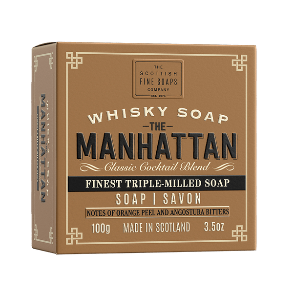 Whisky soap (in karton) The Manhattan 100g by MoodCompanyNL