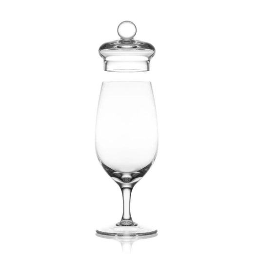 Mood Company - Whiskyglas G200 met deksel – 130 ml – handgemaakt – Amber Glass - 5905279233997