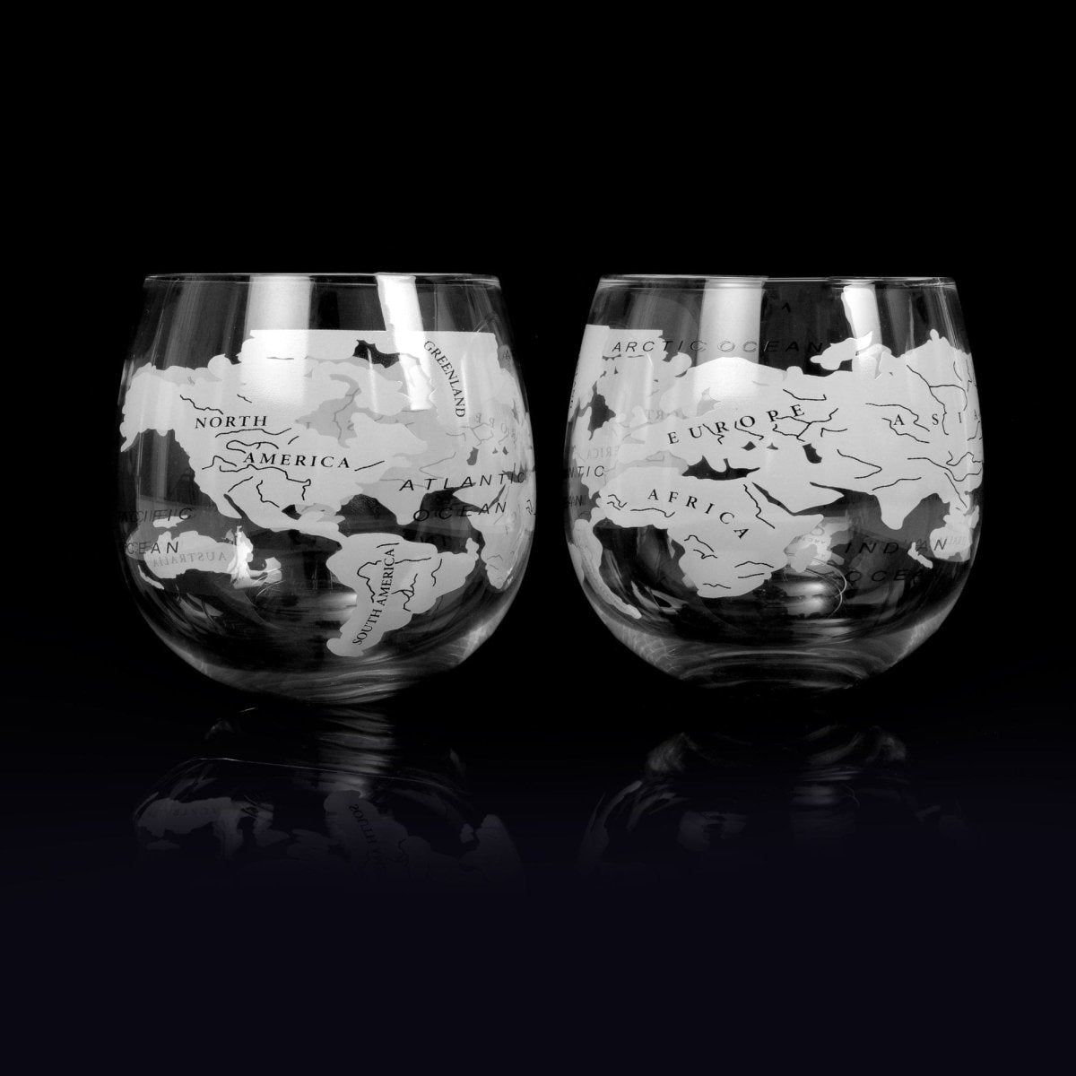 MoodCompanyNL - Whiskyglas Globe Rockers set van 2 - 300ml - Bar Originale - 5013313004271