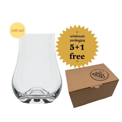 Mood Company - Whiskyglas 'Whisky Taster' - 100 ml - proefglas - 5+1 gratis - Groothandelsverpakking - Mood4Whisky - 6151208891830
