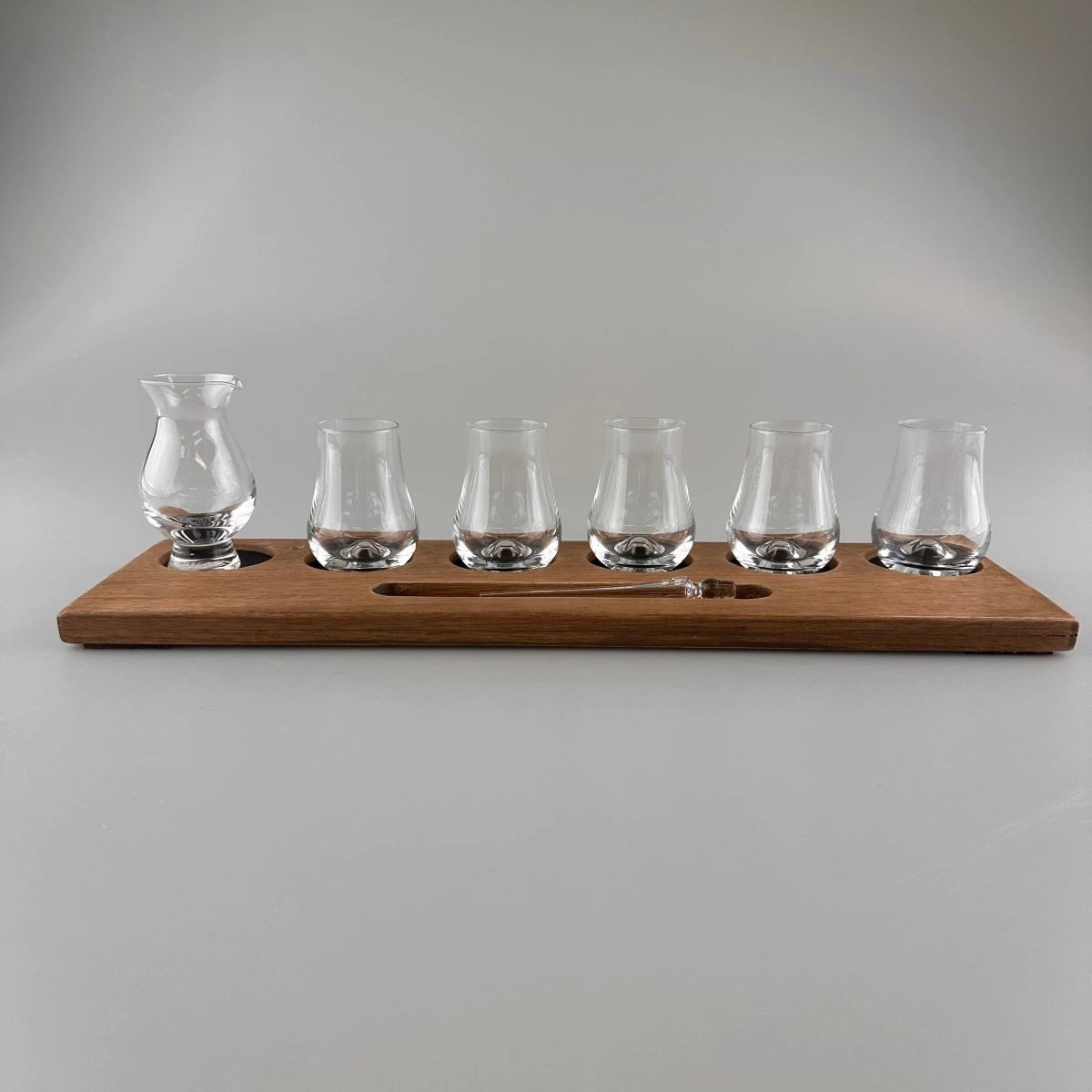 Whiskyglashouder Breed met glaswerk - Handgemaakt - E.W.B. België by MoodCompanyNL
