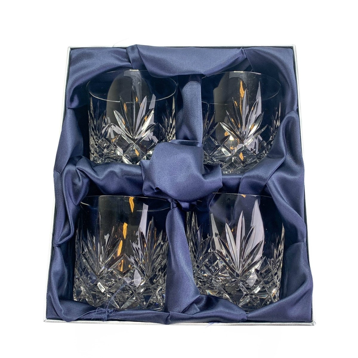 MoodCompanyNL - Whiskyglazen Skye 4 stuks - Geschenkverpakking - Loodkristal - Glencairn Crystal Scotland - 5060025555300