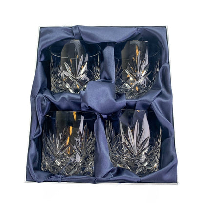 MoodCompanyNL - Whiskyglazen Skye 4 stuks - Geschenkverpakking - Loodkristal - Glencairn Crystal Scotland - 5060025555300