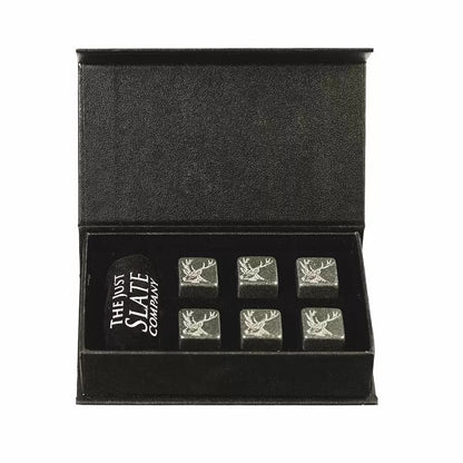 MoodCompanyNL - Whiskystenen Edelhert - Gegraveerd - Just Slate Company Scotland - 5060718717596