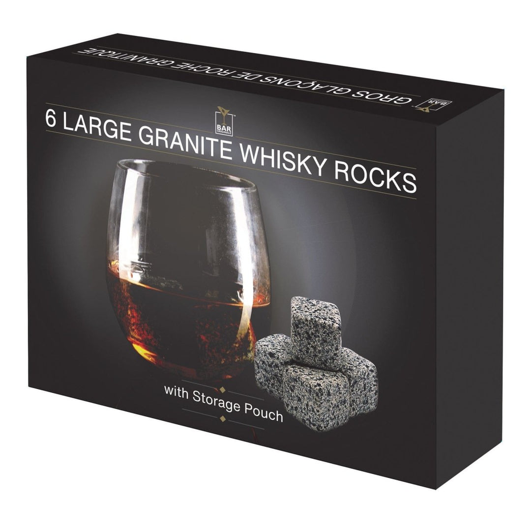 MoodCompanyNL - Whiskystenen - Graniet - set van 6 - Bar Originale - 5013313003274