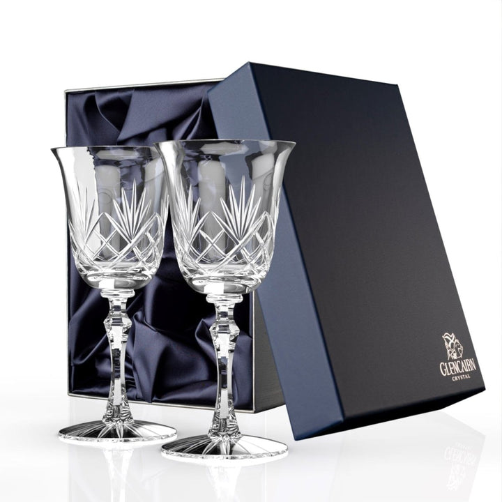 MoodCompanyNL - Wijnglazen Skye 2 stuks - Geschenkverpakking - Loodkristal - Glencairn Crystal Scotland - 5060025555386