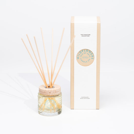 Mood Company - Wildflowers Reed Diffuser – langdurig geurend bloemenveld - Isle of Skye Candle - 5060346380865